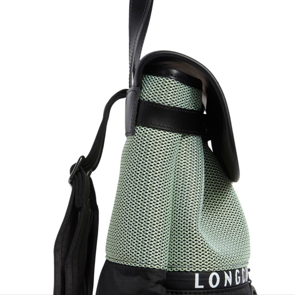 Longchamp Newest Quality Backpack Green Black France - Picture 11 of 16